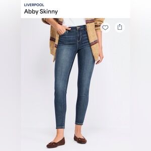 Liverpool Abby Skinny Jeans - Blue